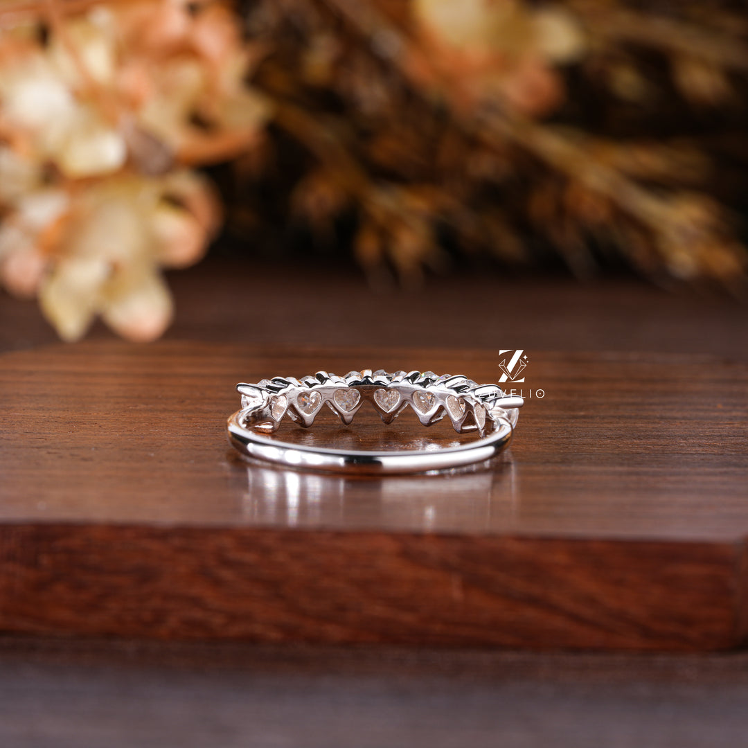 Heart Wedding Band