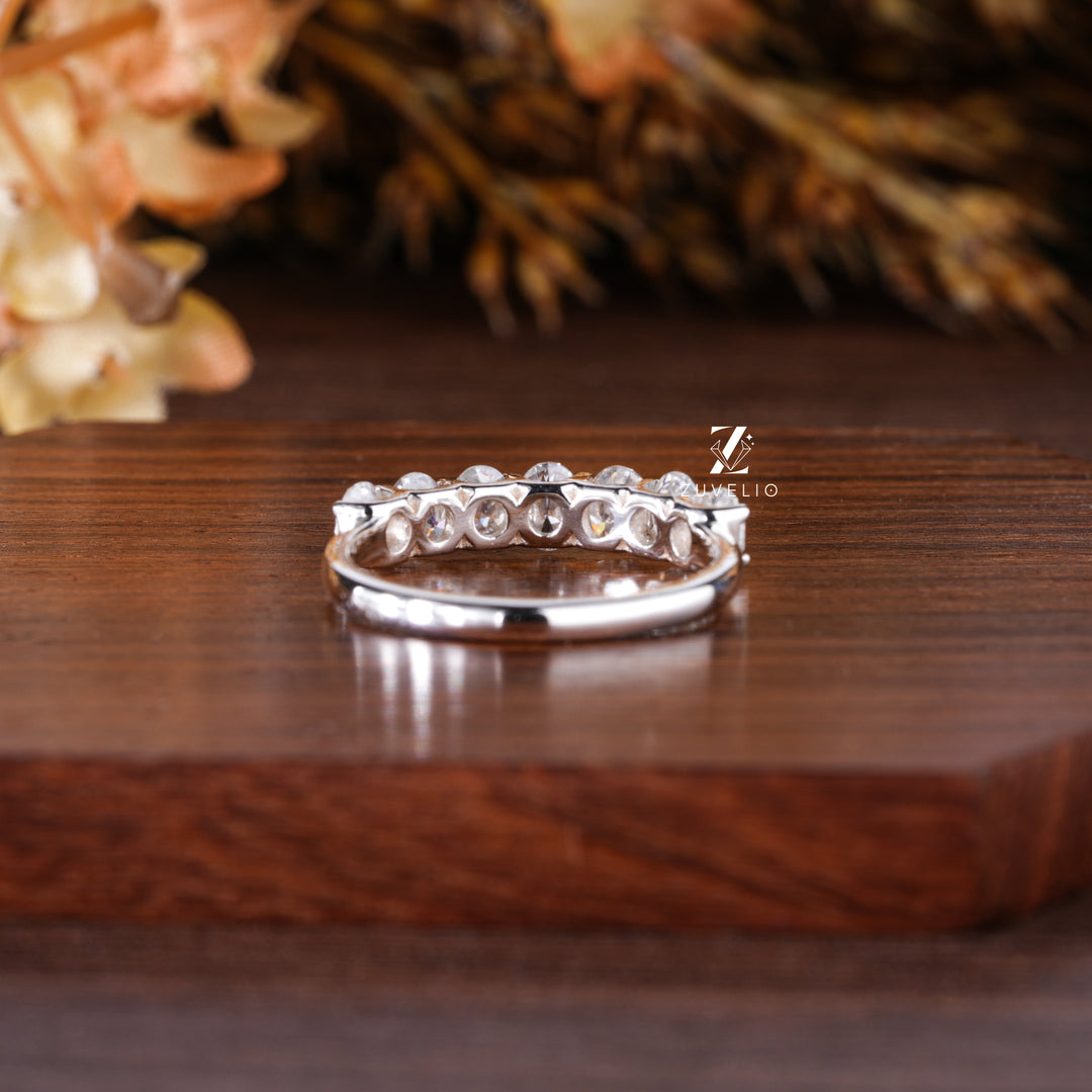 Oval Wedding Band