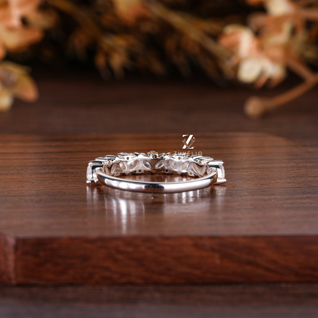 Marquise Wedding Band