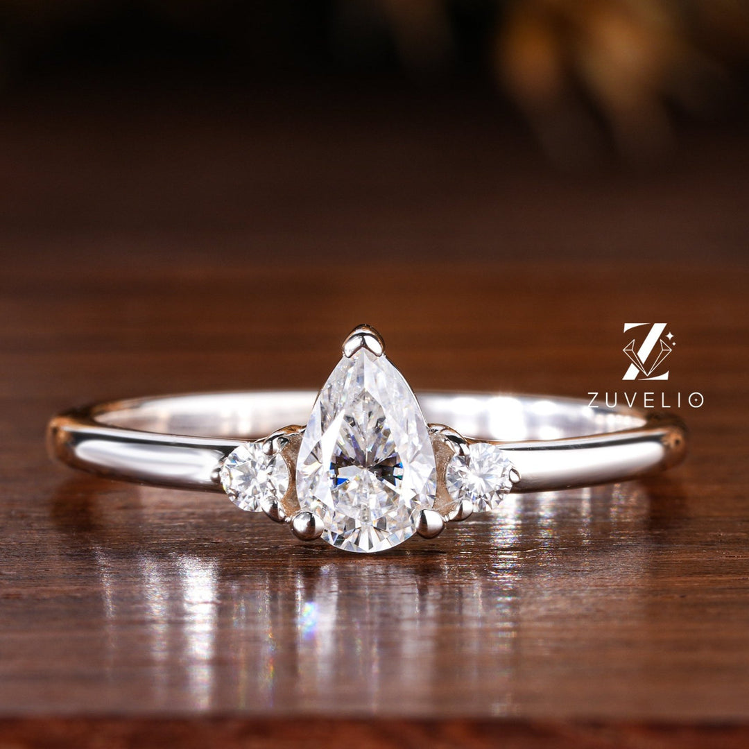 Pear Cut Wedding Ring