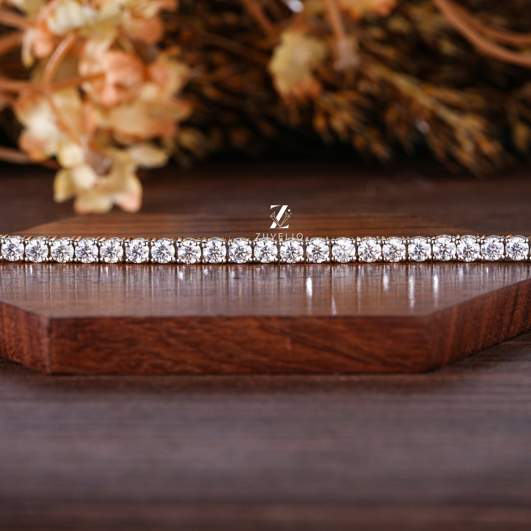 Round Tennis Bracelet