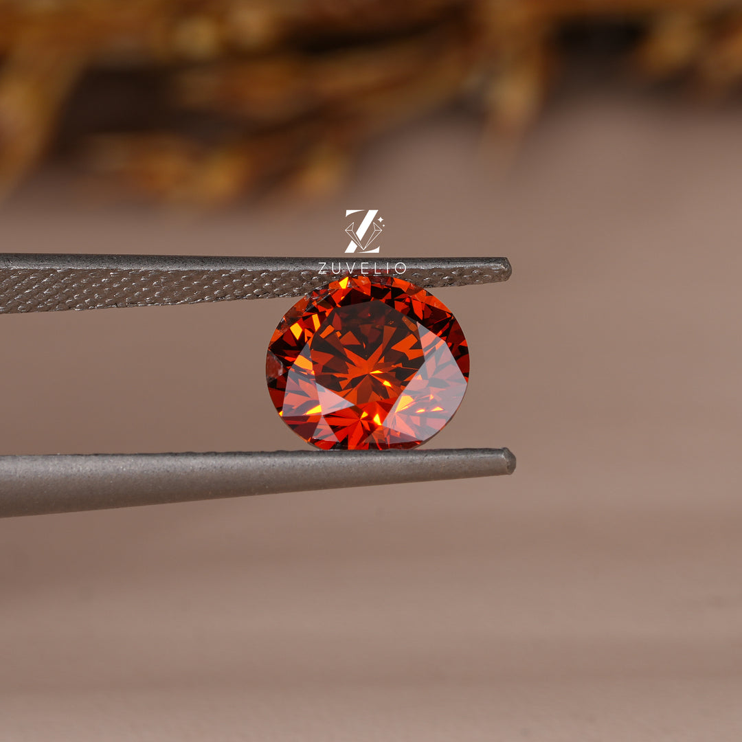 3.17 Ct Orange Lab Diamond