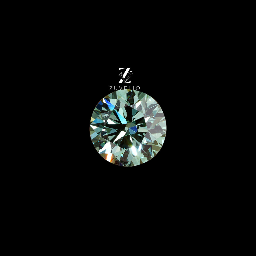 2.01 Ct Blue Green Lab Diamond