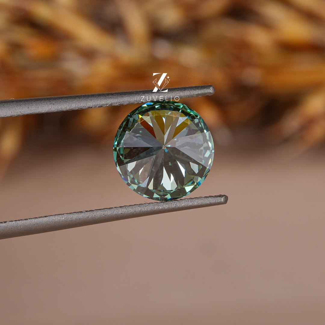 2.01 Ct Blue Green Lab Diamond