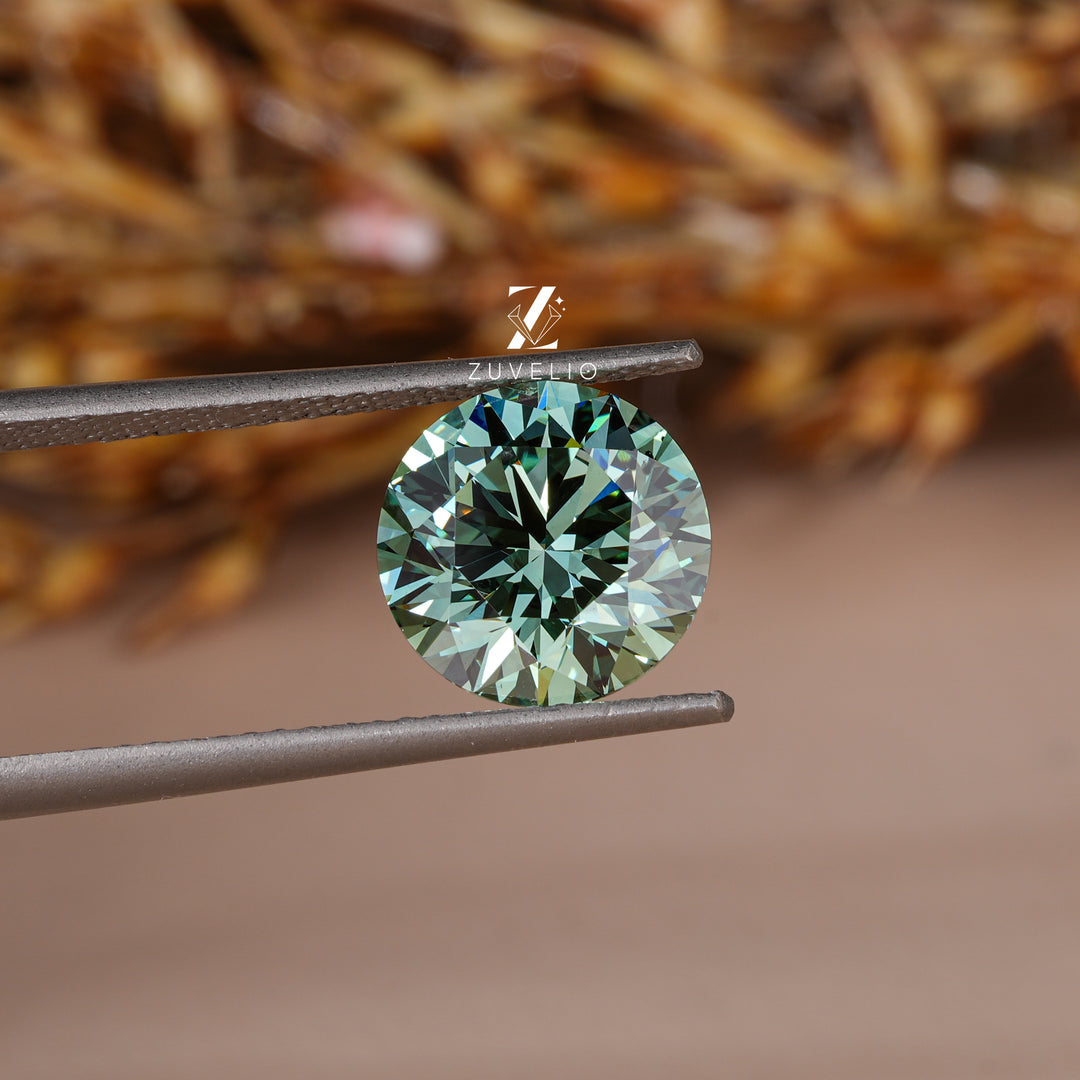 2.01 Ct Blue Green Lab Diamond