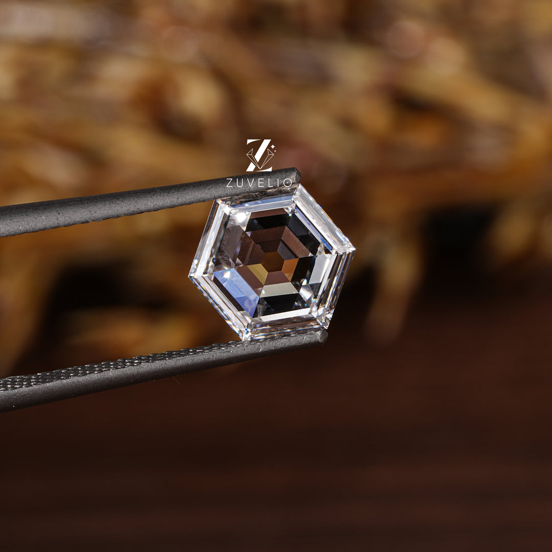 1.07 Ct Portrait Hexagon Diamond