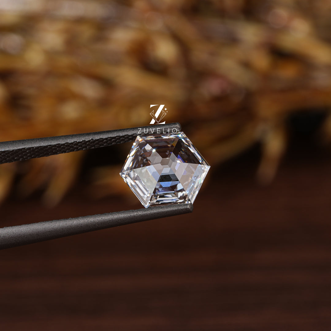 1.07 Ct Portrait Hexagon Diamond