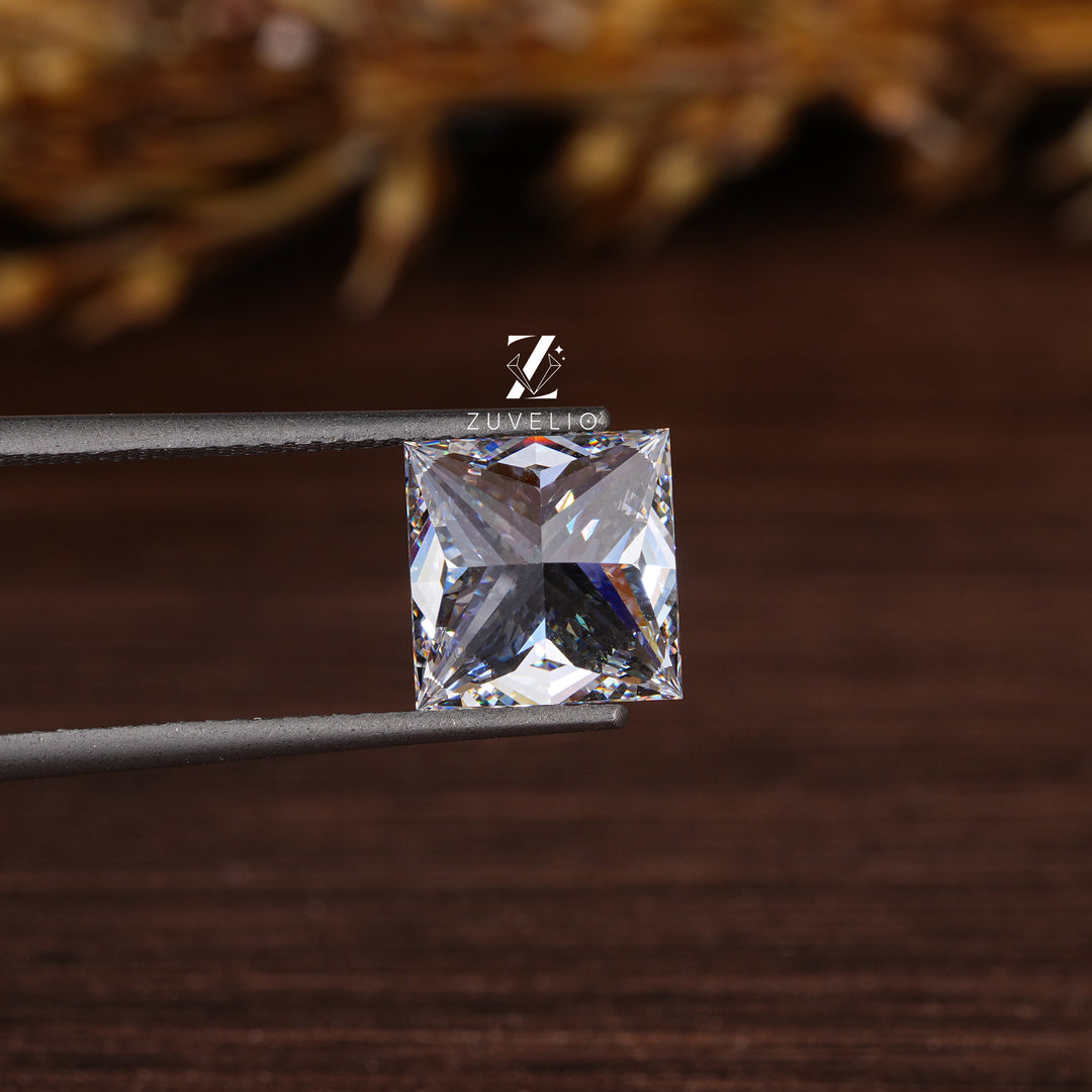 3.62 Ct Princess Lab Diamond