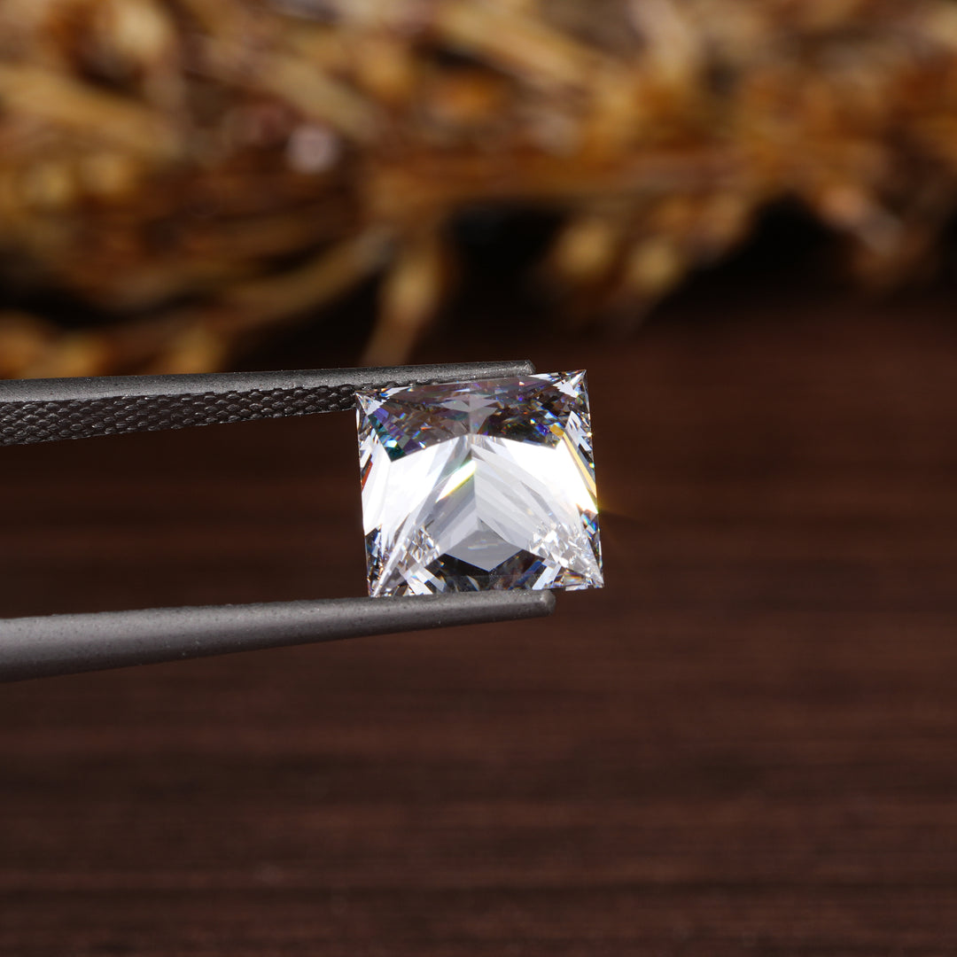 3.62 Ct Princess Lab Diamond