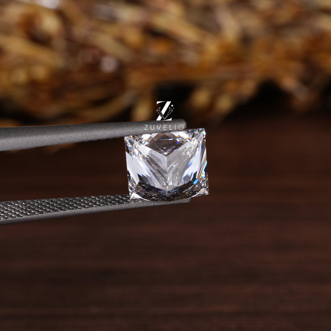 3.62 Ct Princess Lab Diamond