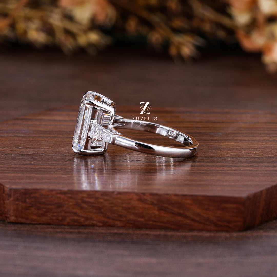 Emerald Cut Lab Diamond Ring