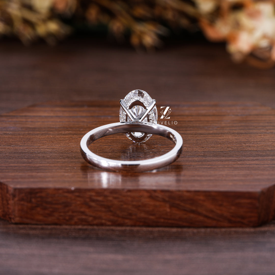 Oval Lab Diamond Ring