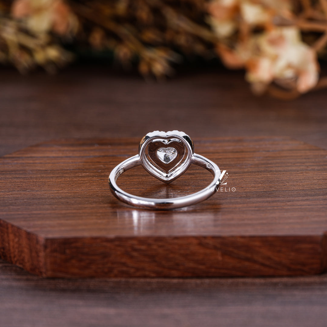 Heart Shape Lab Ring