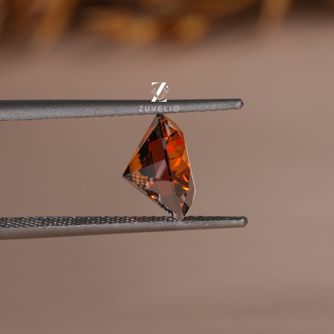 2.04 Ct Deep Orange Lab Diamond