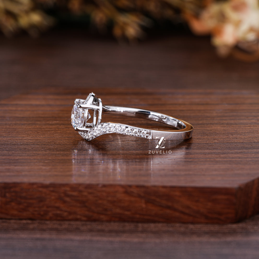 1 Ct Lab Grown Diamond Ring