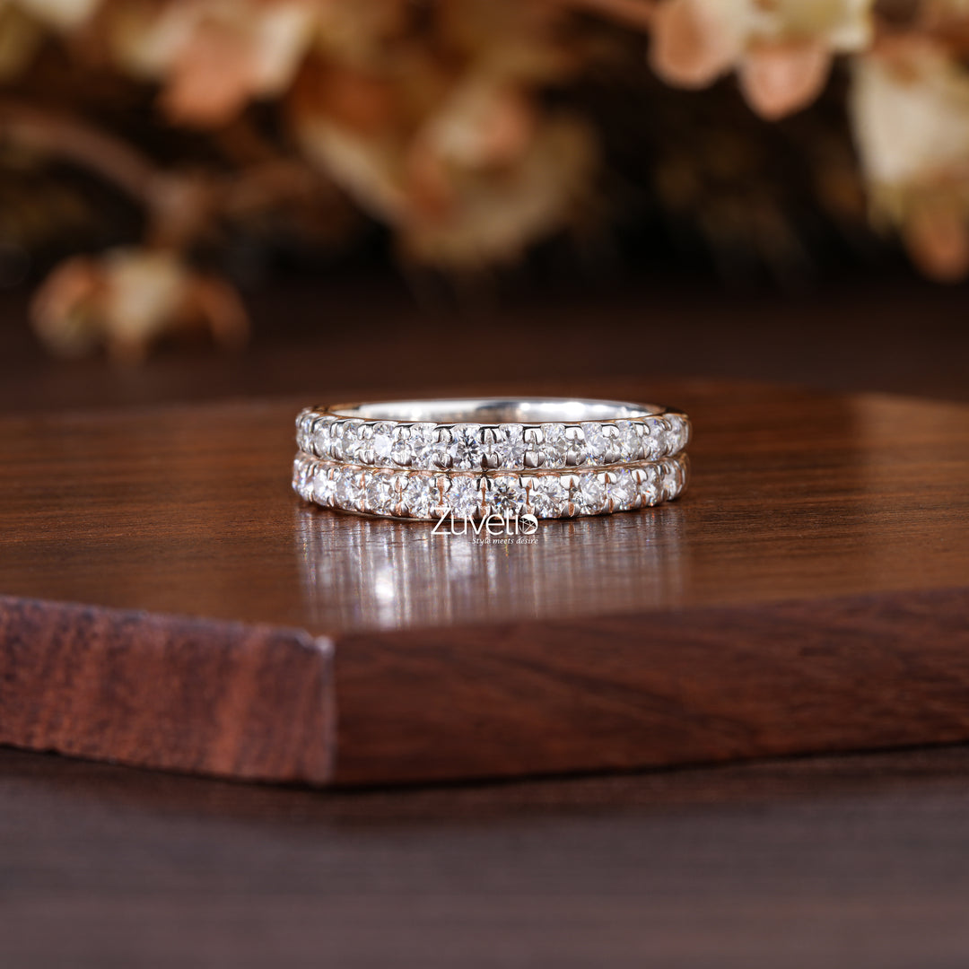 Round Pair Wedding Band