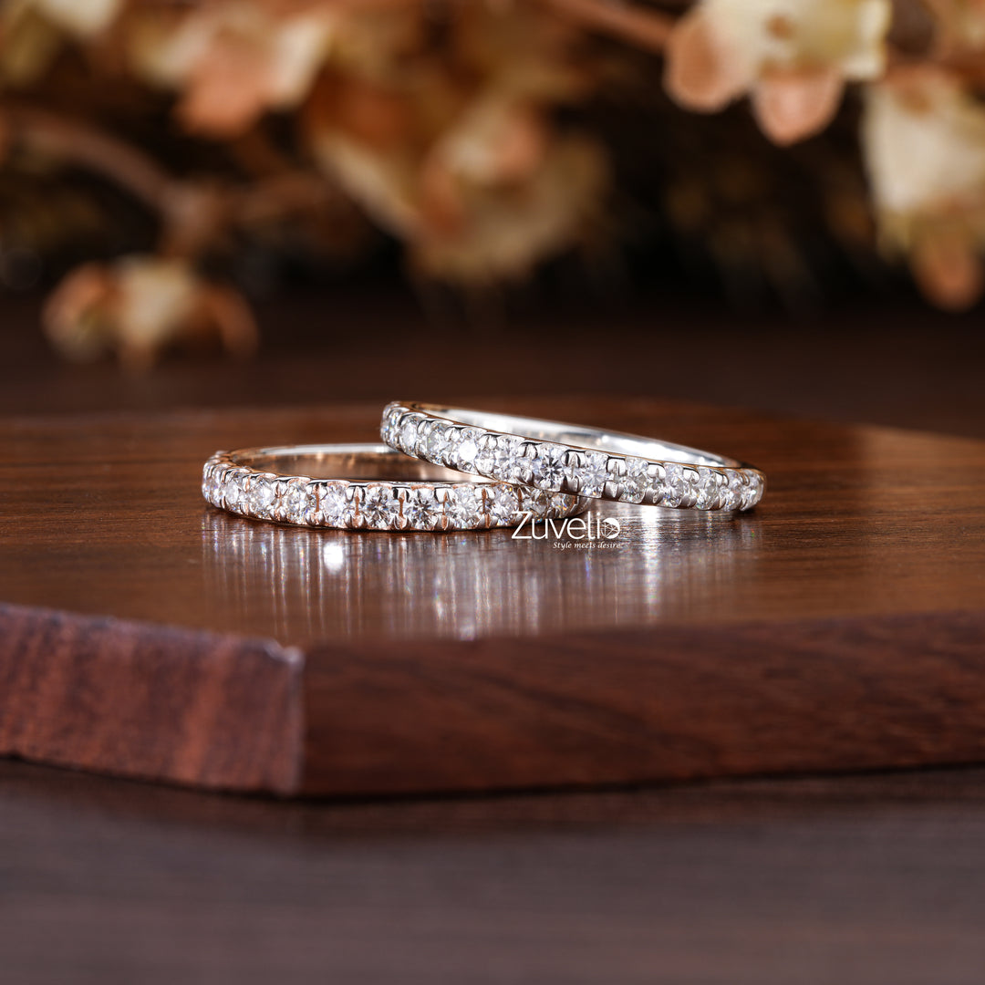 Round Pair Wedding Band