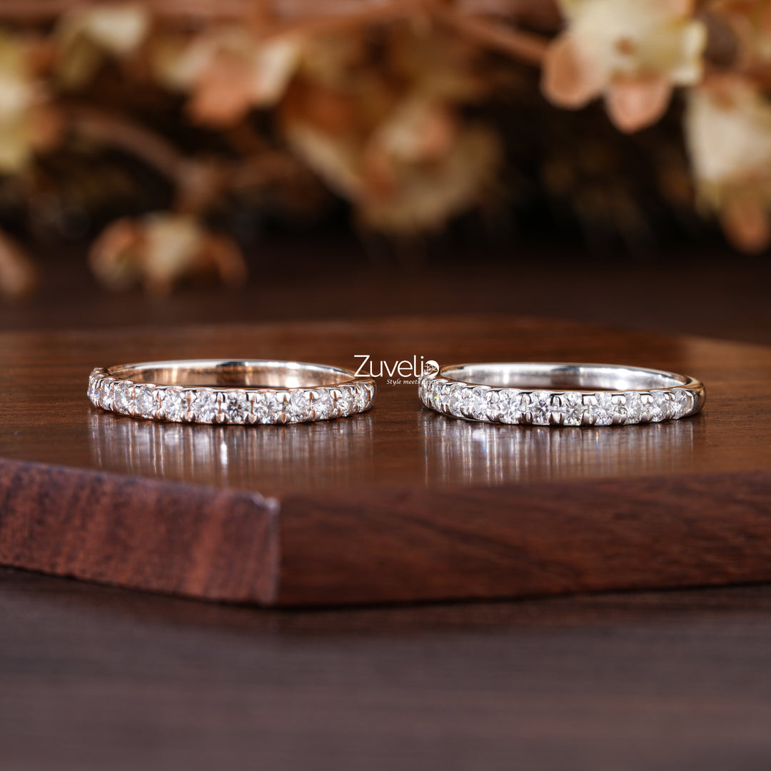 Round Pair Wedding Band