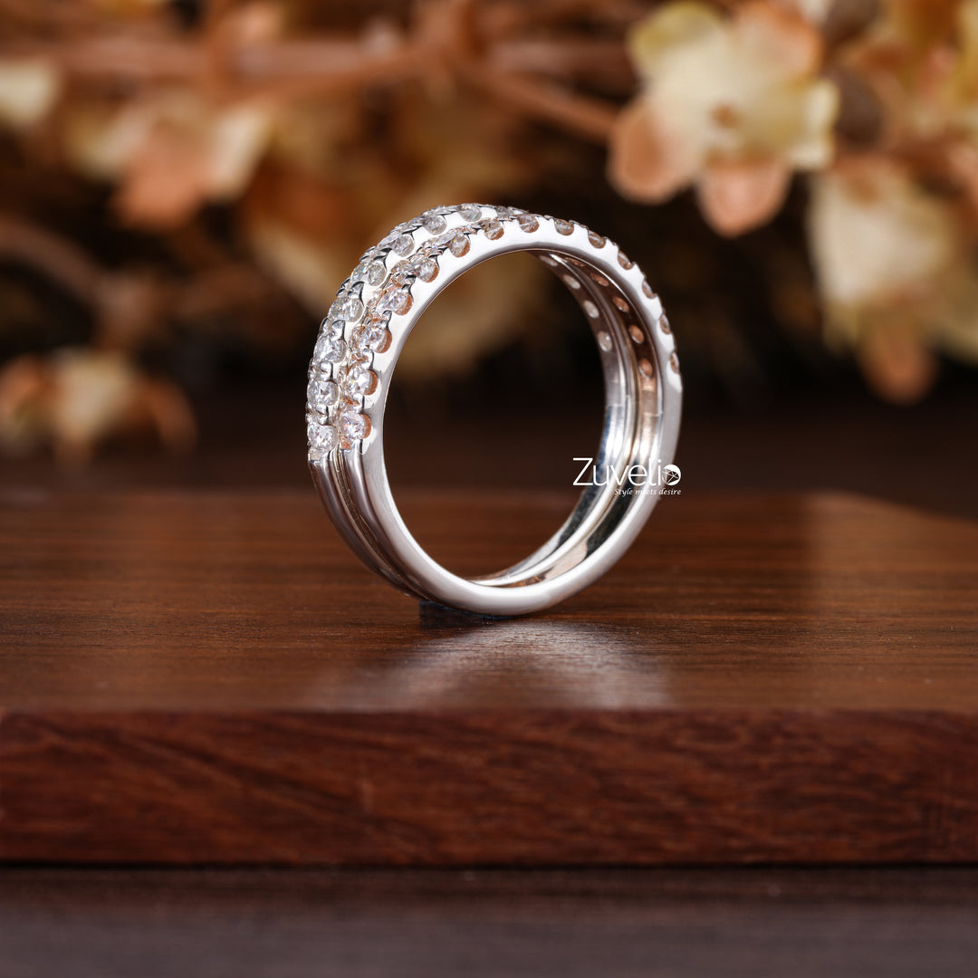 Round Pair Wedding Band