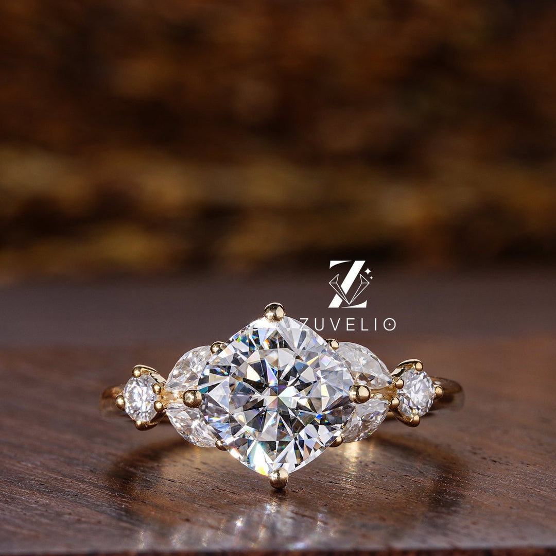 Cushion Cut Engagement Ring