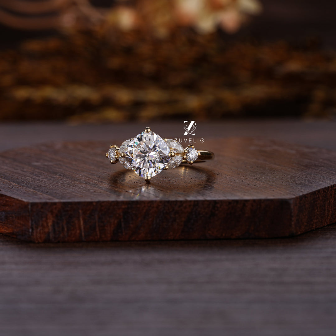 Cushion Cut Engagement Ring